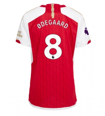 Arsenal Martin Odegaard #8 Hjemmedrakt Kvinner 2023-24 Kortermet
